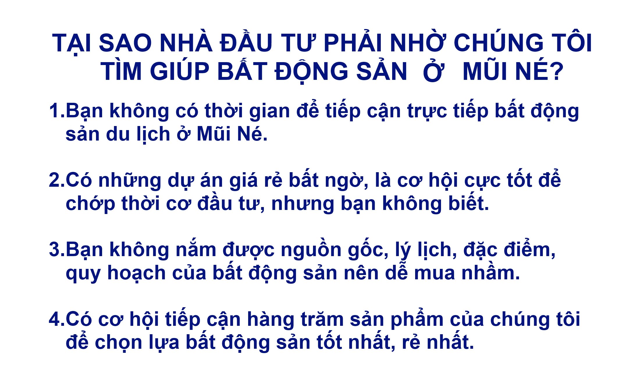 Bất động sản Mũi Né